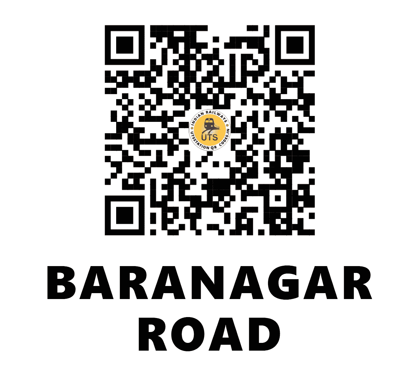 UTS QR Code for BARANAGAR ROAD - BARN - ER (WEST BENGAL)